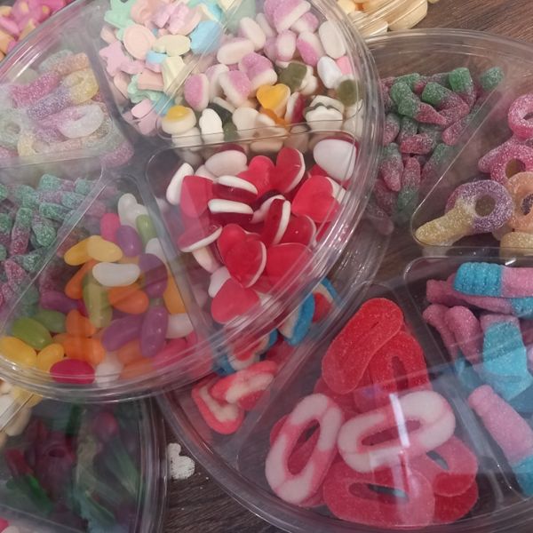 Trays of sweets from Linda's