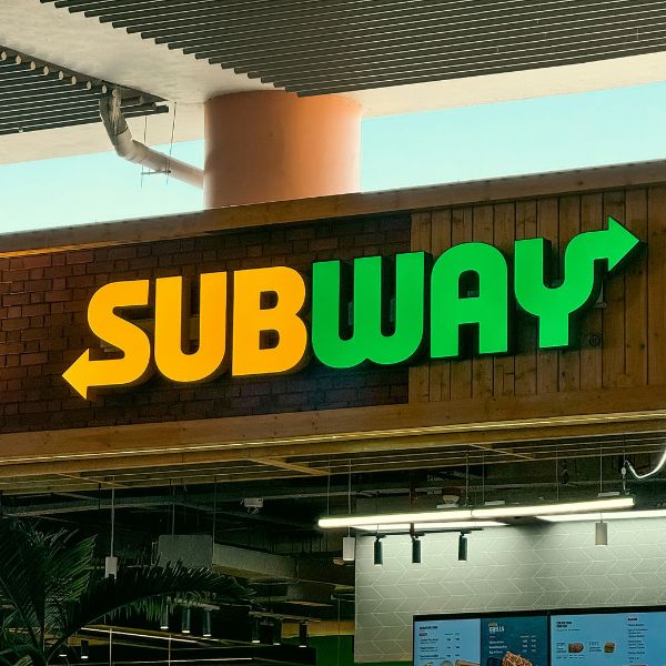 Subway Sandwich sign